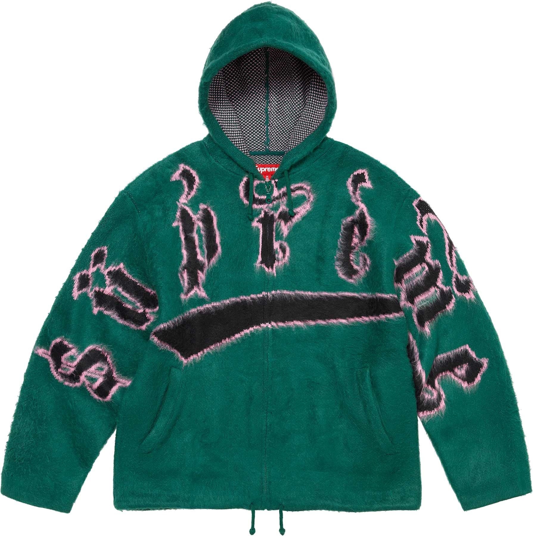 Accent Brushed Zip Up Hooded Sweater view 3